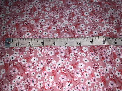 100% Cotton Print 58" wide MATCHING FLORAL AND MATCHING STRIPE [17104/5]