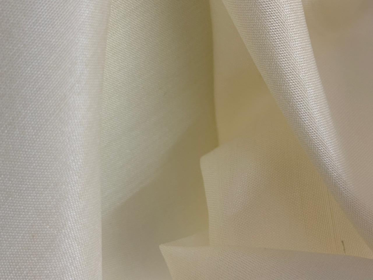 TUSSAR  SILK NATURAL IVORY FABRIC 44&quot; WIDE 19 momme [18313]