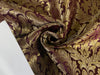 Silk Brocade fabric WINE X METALIC GOLD 44" wide BRO906[2]