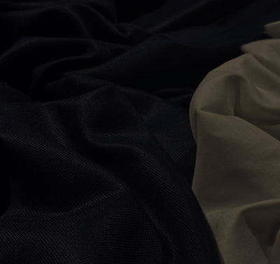 Huddersfield Bamboo suiting fabric made from 100% bamboo fiber 60" wide available in 3 colors white ivory ,dark navy  and  black [17710/11/17728]