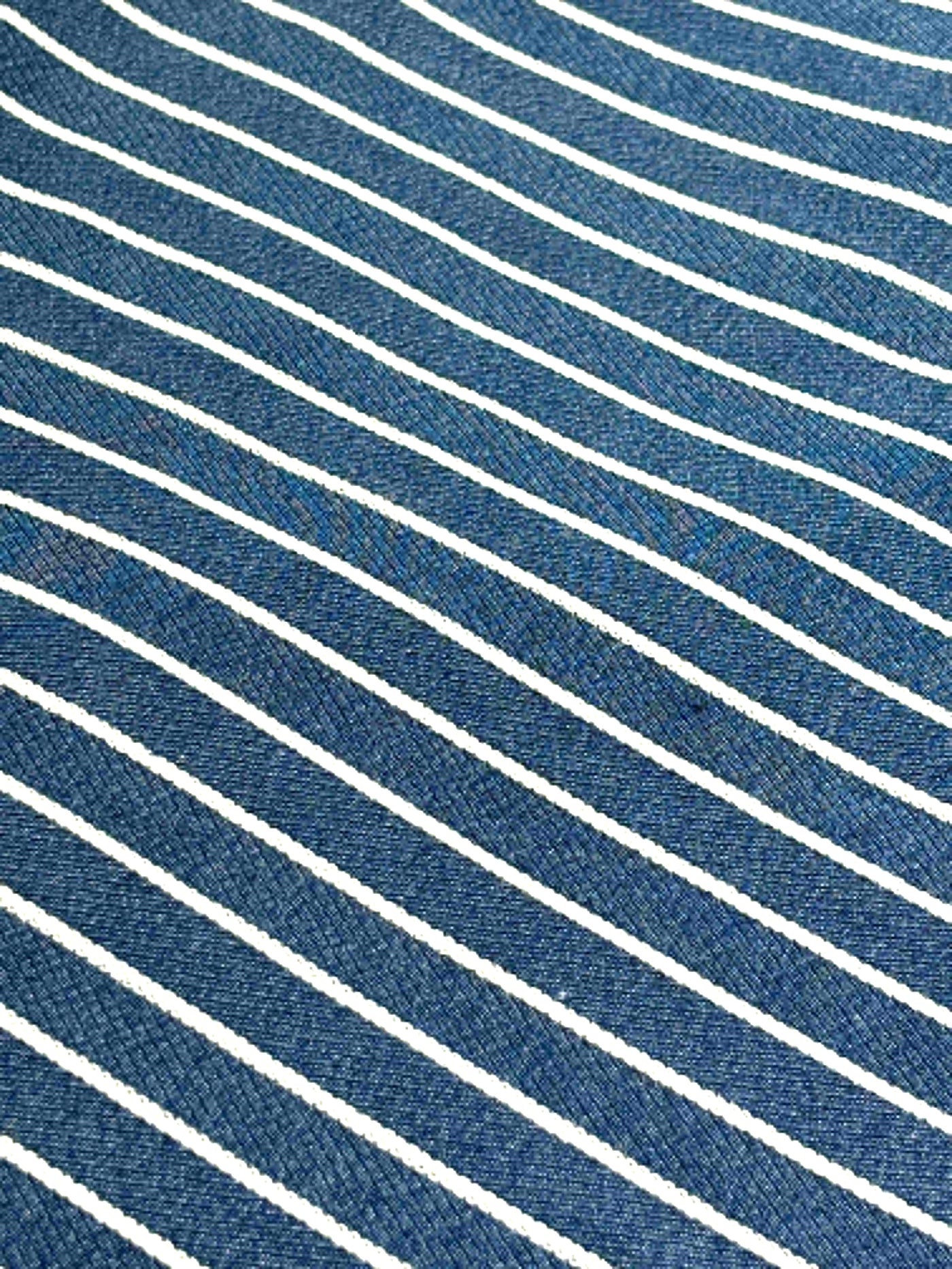 Denim 100% Cotton Yarn Dyed Stripes Woven with a classic twill weave [17763]