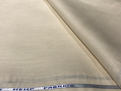 100% Linen premium heavy 44lea  suiting fabric 58" wide available in 3 colors ivory tusk, peach ,and light olive