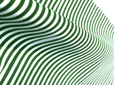 100% Cotton Denim GREEN STRIPE  PRINT Fabric 58" wide  AMAZING FOR SHIRTS [17076]