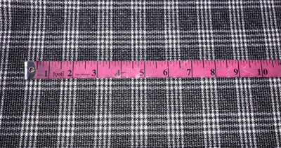 Light weight Suiting plaids TWEED Fabric 58" available in 5 colors BLACK WHITE DARK, RED BLACK, BEIGE BROWN, BLACK WHITE LIGHT,BLUE WHITE[15647-15650/15655]