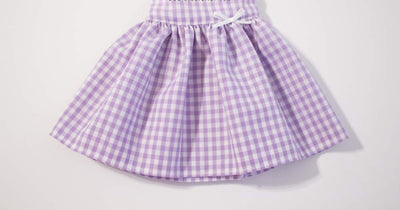 Silk Dupioni Purple and ivory color plaids Fabric 54" wide DUPC3