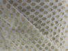 Georgette Fabric Ivory Color with Metallic Gold Small Motif