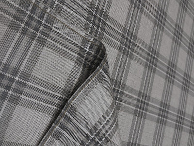 British Tweed Premium Suiting plaids Fabric 58" wide available in 3 colors ivory/slate blue/grey ,tan/rust/black and ink blue/ivory[18619/20/21]