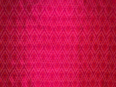100% pure silk dupion ikat fabric pink color 44" wide available in 3 combinations[18470/71/72]
