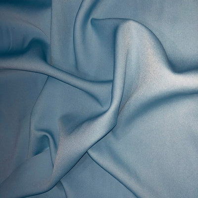 Scuba Crepe Stretch Jersey Knit fashion wear Dress fabric Powder Blue 58" wide [15940]
