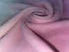 Silk Chiffon shaded available in 4 options and custom colors too[SHADED PINK AND ORANGE STRIPE SHADED PINK AND BLUE STRIPE SHADED SAFFRON YELLOW AND ORANGE STRIPE SHADED PINK AND WHITE CUSTOM COLORS SOLID FROM 1 - UNLIMITED YARDS[PRICE PER YARD]