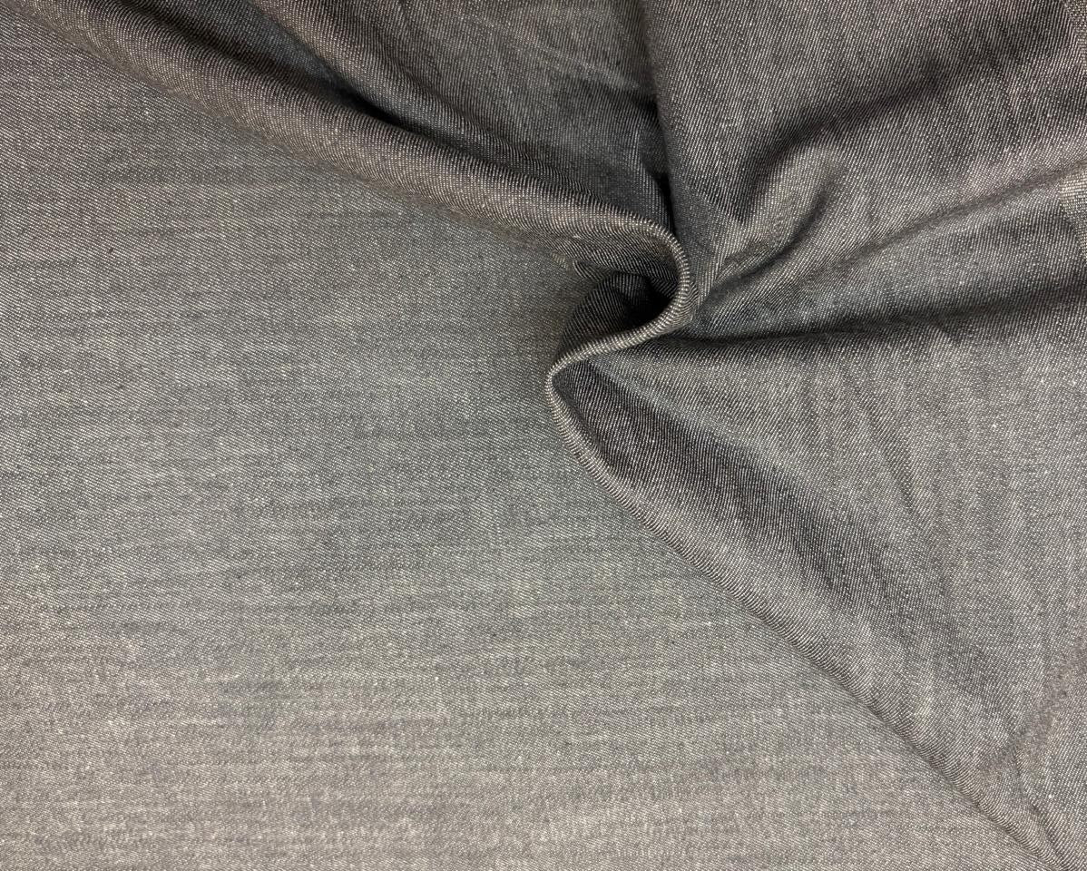 100% Cotton Denim Lycra Fabric 58" wide available in Two colors original denim dark blue and grey [15610/11]