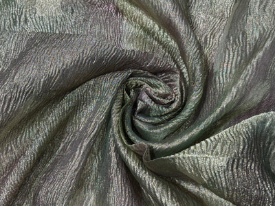 Tissue Crushed shaded ,shades of green pink and gold [17801]