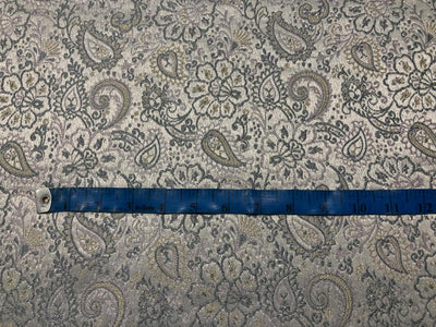 Silk Brocade fabric  jacquard with with subtle embroidery 54"available in 2 colors pink and grey and lilac grey BRO1034[1/2]