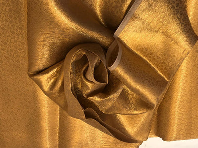 Silk Brocade fabric gold metallic self jacquard 44" wide [BRO1097[1]
