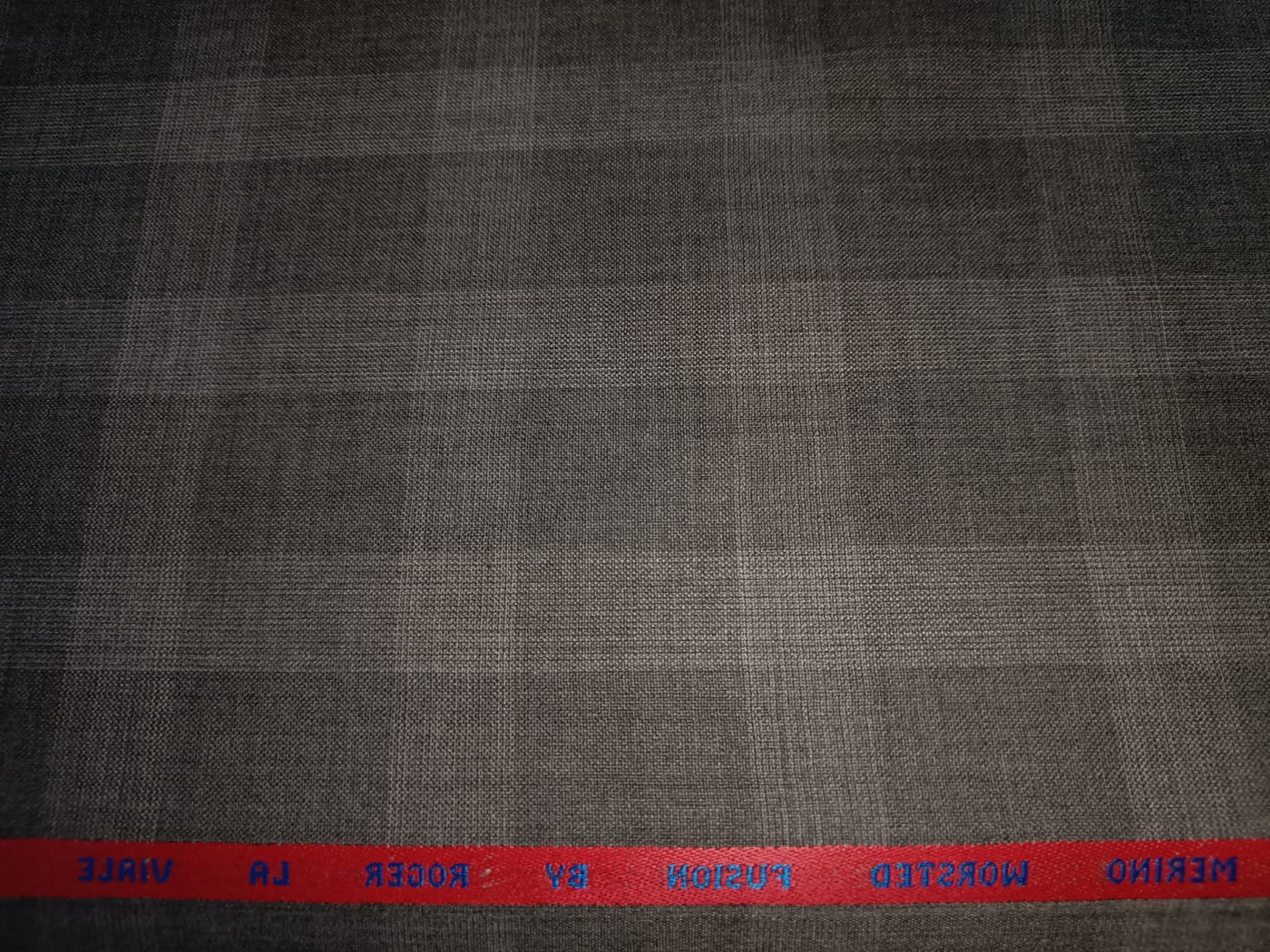 Suiting 70% wool 30% polyester  fabric GREY plaids roger 58" wide