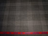 Suiting 70% wool 30% polyester  fabric GREY plaids roger 58" wide