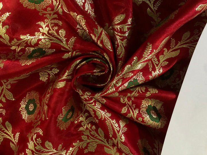 【8/16迄】Blood Drop Brocade アーティストプルーフ fab Silk Brocade fabric 44