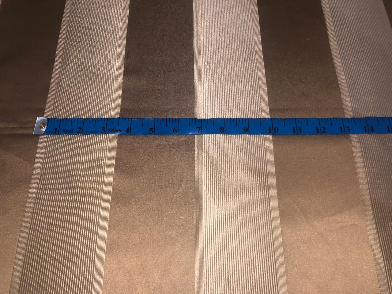 100% silk TAFETTA GOLD X  GOLD  STRIPES TAFNEWS25[2]
