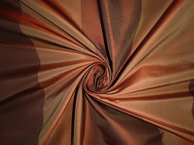 Silk taffeta rich pale orange stripes-4 inch 54&quot; wide Taf#S53[2]