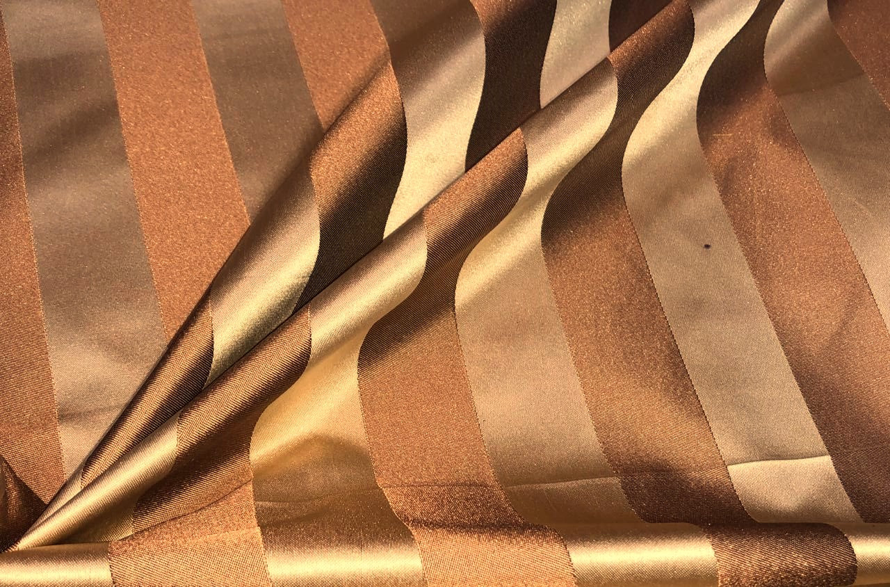 100% silk Taffeta satin stripes available in 8 different color shades [18296/97/98/99/18307/08/09/10]