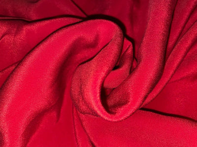 Pure silk crepe fabric 150GM weight /44 inches wide RED [15505]
