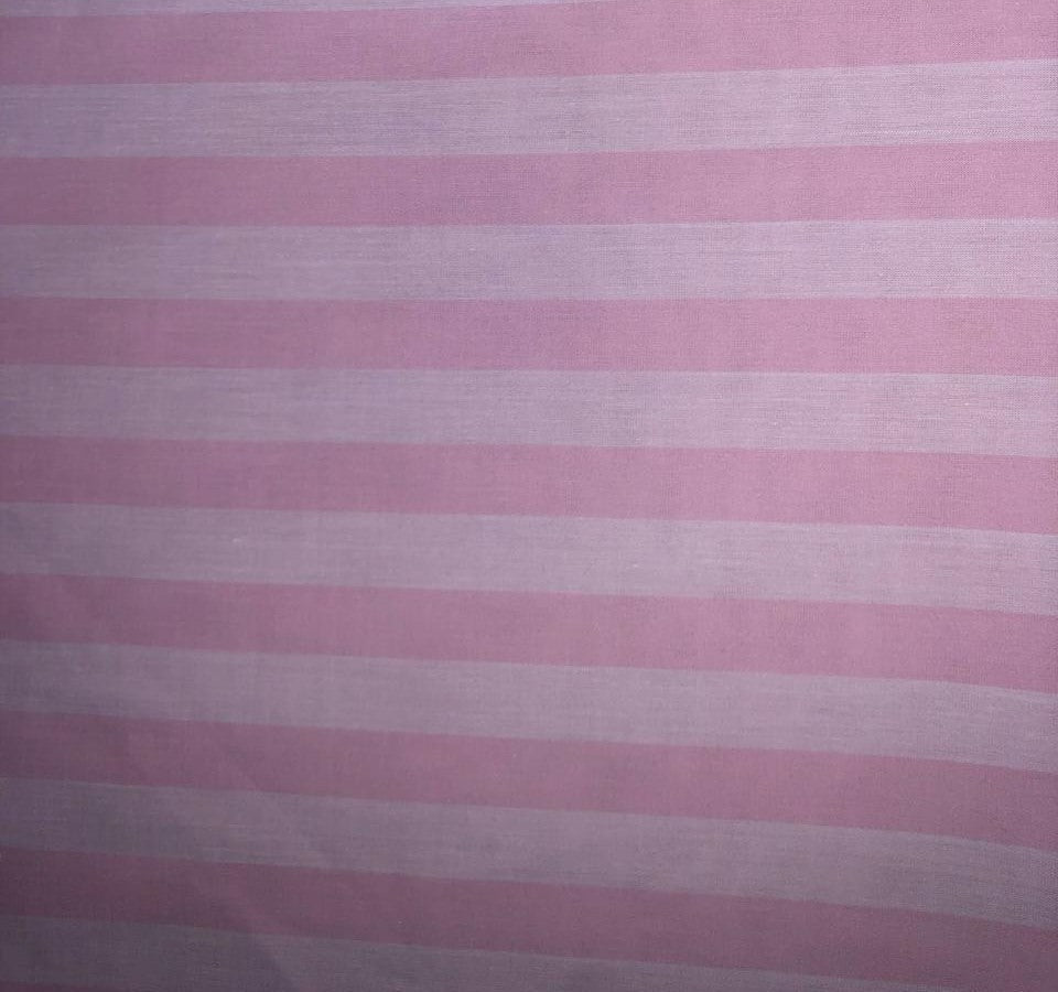 100% Cotton Poplin 58" wide pink stripes available in 2 shades light and bright [17809/810]