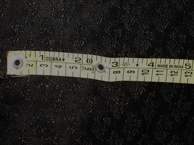 Silk Brocade Fabric BLACK Color 44" wide BRO62[2]