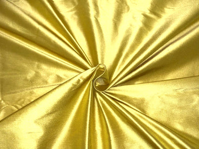 Silk Dupioni fabric dark lemon 54"wide DUP431