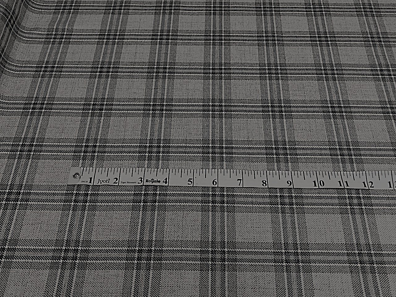 British Tweed Premium Suiting plaids Fabric 58" wide available in 3 colors ivory/slate blue/grey ,tan/rust/black and ink blue/ivory[18619/20/21]