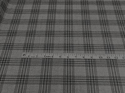 British Tweed Premium Suiting plaids Fabric 58" wide available in 3 colors ivory/slate blue/grey ,tan/rust/black and ink blue/ivory[18619/20/21]