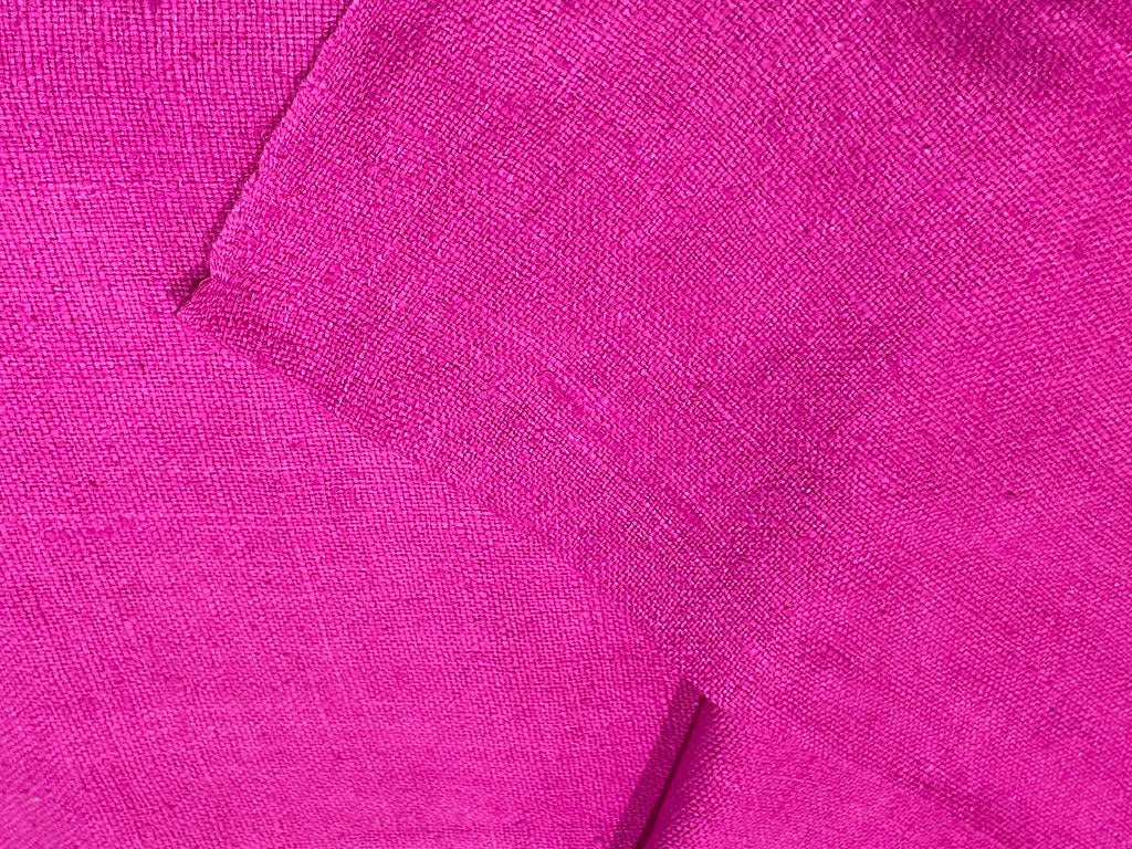MATKA SILK FABRIC available in two colors RED AND PINK  44" wide HANDLOOM WOVEN