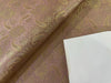 Silk Brocade fabric available in four colors Pink /Peach/lilac X metallic gold color 44" wide BRO887
