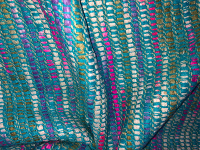 100% Silk Matka fabric multi colour ,heavy weight 44" wide [15925]
