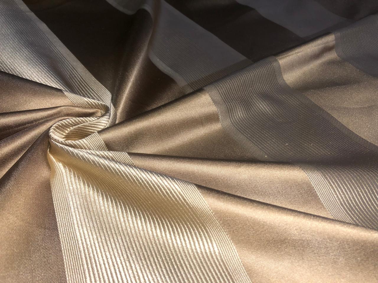 100% silk TAFETTA GOLD X  GOLD  STRIPES TAFNEWS25[2]