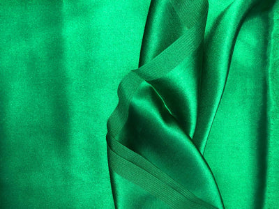 100% Pure Silk 100 grams satin 44"wide fabric available in 3 colors green, dark brown and light brown