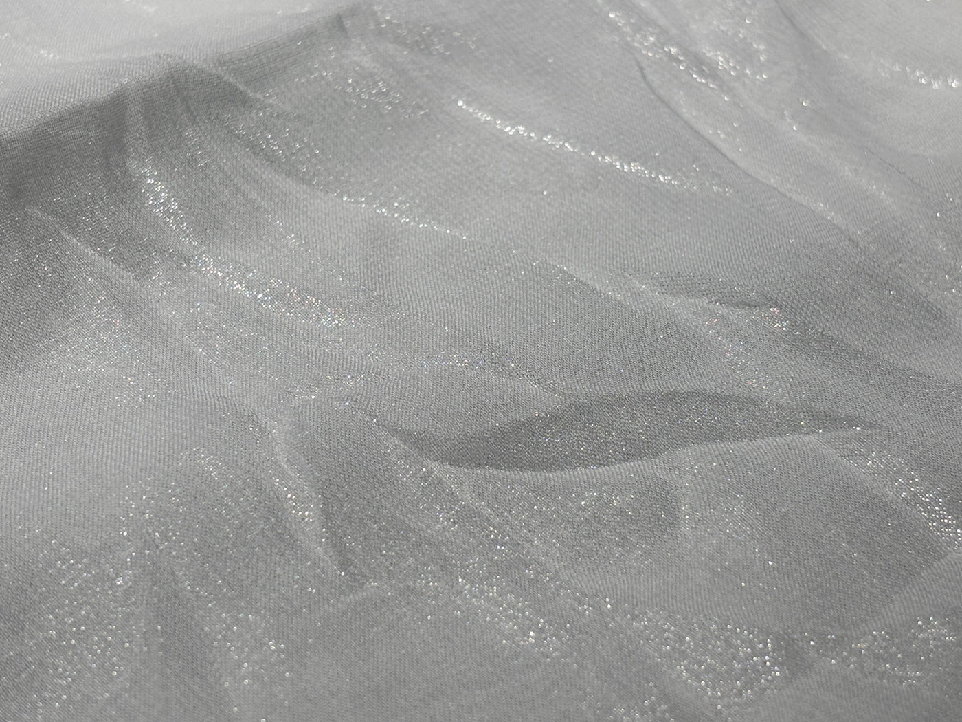 Georgette fabric lurex jacquard  44" width available in 2 colors gold and silver [18813/14]