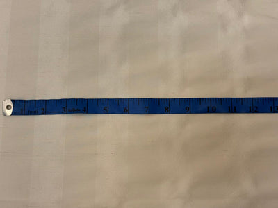 100% Pure Silk dupion self white  stripe 54" wide DUPS73[2]
