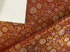 Silk Brocade fabric 44" wide Floral Jacquard available in 2 colors  blue and red BRO926[2/3]