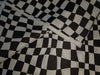 100% Cotton Twill fabric Black and White Plaids 58" wide