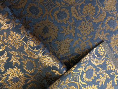 Silk Brocade fabric 44" wide BRO719C[1-6]available in 6 colors BURGANDY ,MANGO ,PURPLE ,GREY, BLUE ,ORANGE