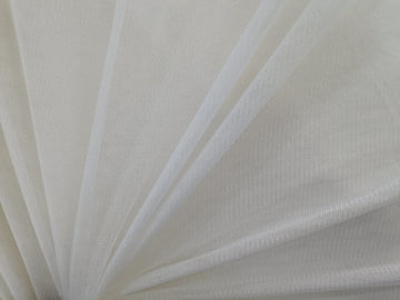 Silk tulle Net fabric dyeable 44" wid...