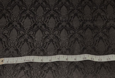 Silk Brocade fabric 44"self  floral  jacquard  available in 3 colors burgandy ,deep blue almost black and dark green BRO1065