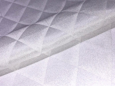 Silk  Satin JACQUARD IVORY WHITE 44" wide available in abstract,floral,roses,waves and triangles jacquard  designs