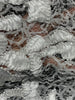 Beautiful Embroidery  LACE fabric WHITE with sequence 58" WIDE