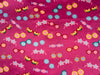 Satin fabric LIVA Bubble Gum Print 58" wide