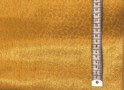Silk Brocade fabric gold metallic self jacquard 44" wide [BRO1097[1]