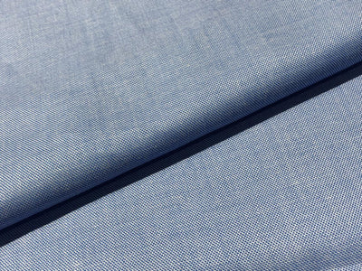 POLY + RAYON Chambray 36 " wide by  available in 4 colors MOCCA BROWN , BLUE,LIGHTER BLUE AND SILVER GREY