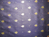 100% Silk Brocade Fabric Navy Blue x Metallic Gold color 44" wide BRO772A[3]