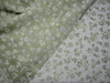 Silk Brocade Fabric Reversable Olive and Ivory Floral 44" wide BRO771[2]