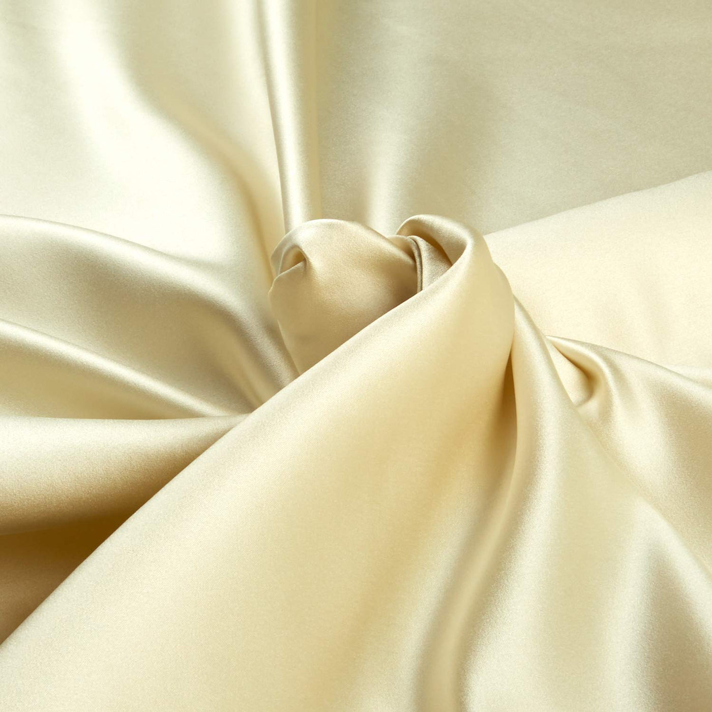 100% SILK DUTCHESS SATIN 48 momme light  ivory tusk  54" wide [18375]